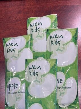 Wen Kids Apple Cleansing Conditioner - 4 travel pouches, 2 fl oz each
